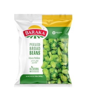 Frozen Split Peeled Broad Beans "Baraka"  400g x 2